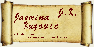 Jasmina Kuzović vizit kartica